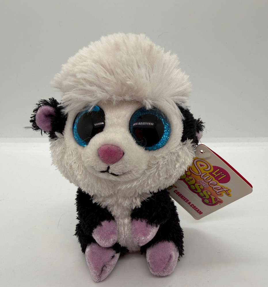 Wild Republic Li’l Sweet & Sassy Cookies & Cream Skunk Plush Stuffed Animal 5″