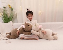 Soft 26.4in Cat Weighted Plushie – Perfect Relaxation Pillow for Kids and Adults