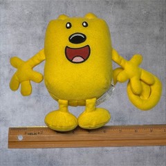Fisher-Price Wow Wubbzy Plush Stuffed Animal Yellow Curly Tail 2008 N1412 7in