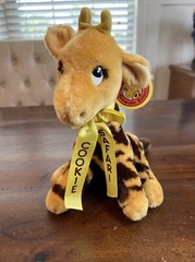 Vintage 1983 Dakin Josie 11” Giraffe Plush Little Brownie Bakers Cookie Safari
