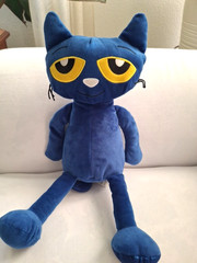 Kohl’s Cares Pete the Cat 14″ Plush Stuffed Animal Toy Blue Cat w/ Red Heart 202