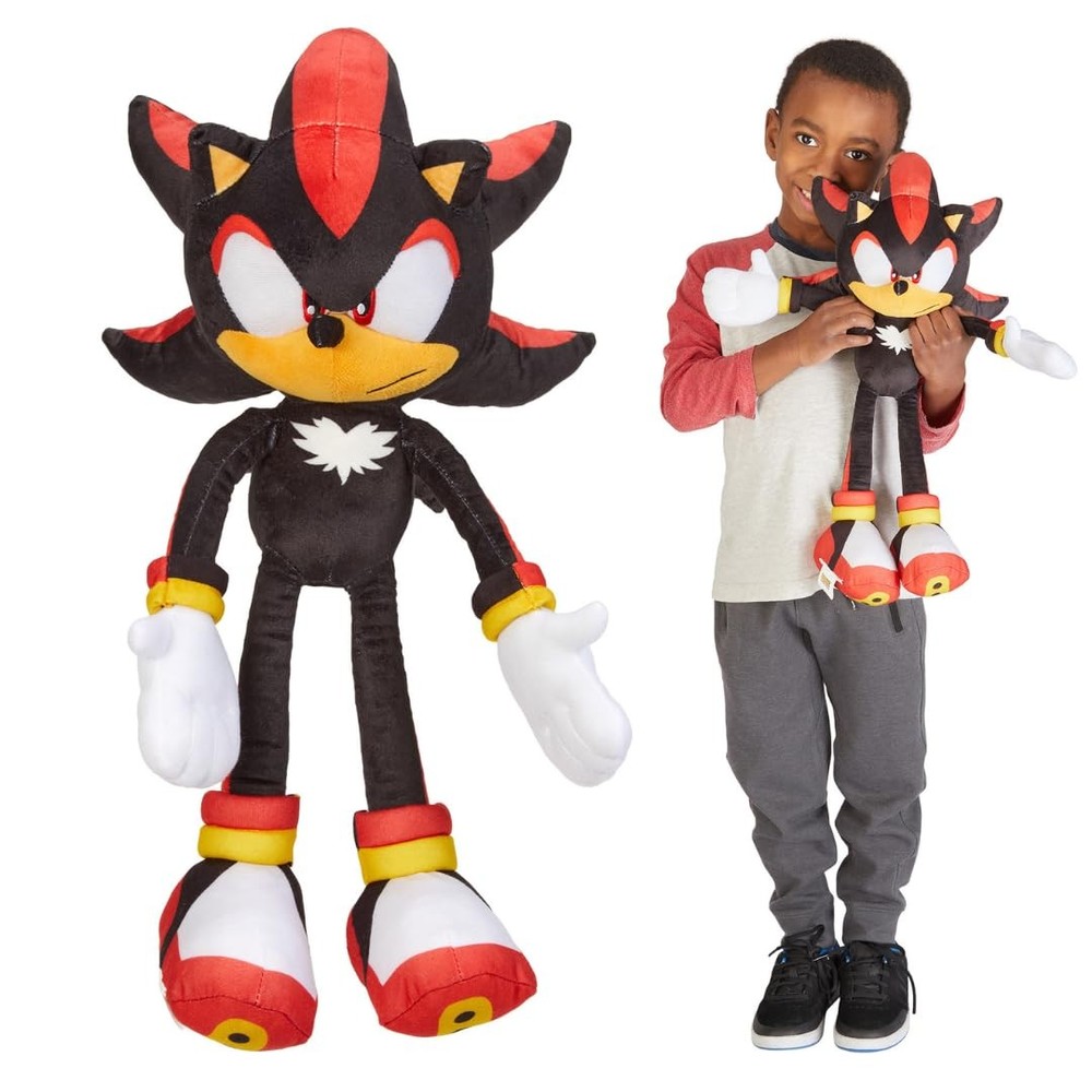 Sonic Shadow the Hedgehog Anime Kids Bedding Super Soft Plush Cuddle Pillow Budd
