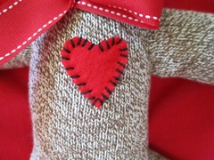Sock Monkey Large Handmade