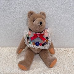 Vintage Felpa Mutzli Zurich Swiss Mohair Teddy Bear 14” Handmade Outfit
