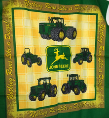 John Deere Bandana Nothing Runs Like A Deere Tractors 20.5″ x 20.5″ flaw