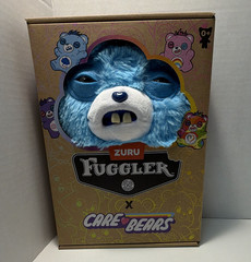 ZURU Fuggler x Care Bears Blue & White Bear Plush Stuffed Animal Boxed brand new