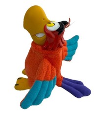 Vintage 1990s Disney Aladdin IAGO 6” Plush Parrot Vinyl Head! Applause RARE HTF