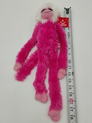 Hanging Monkey Pink Aurora 18″ Pink NWT