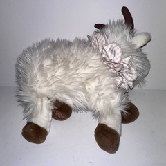 Dakin Applause Lou Rankin Friends Mountain Goat Calvin White Shaggy Plush NWT