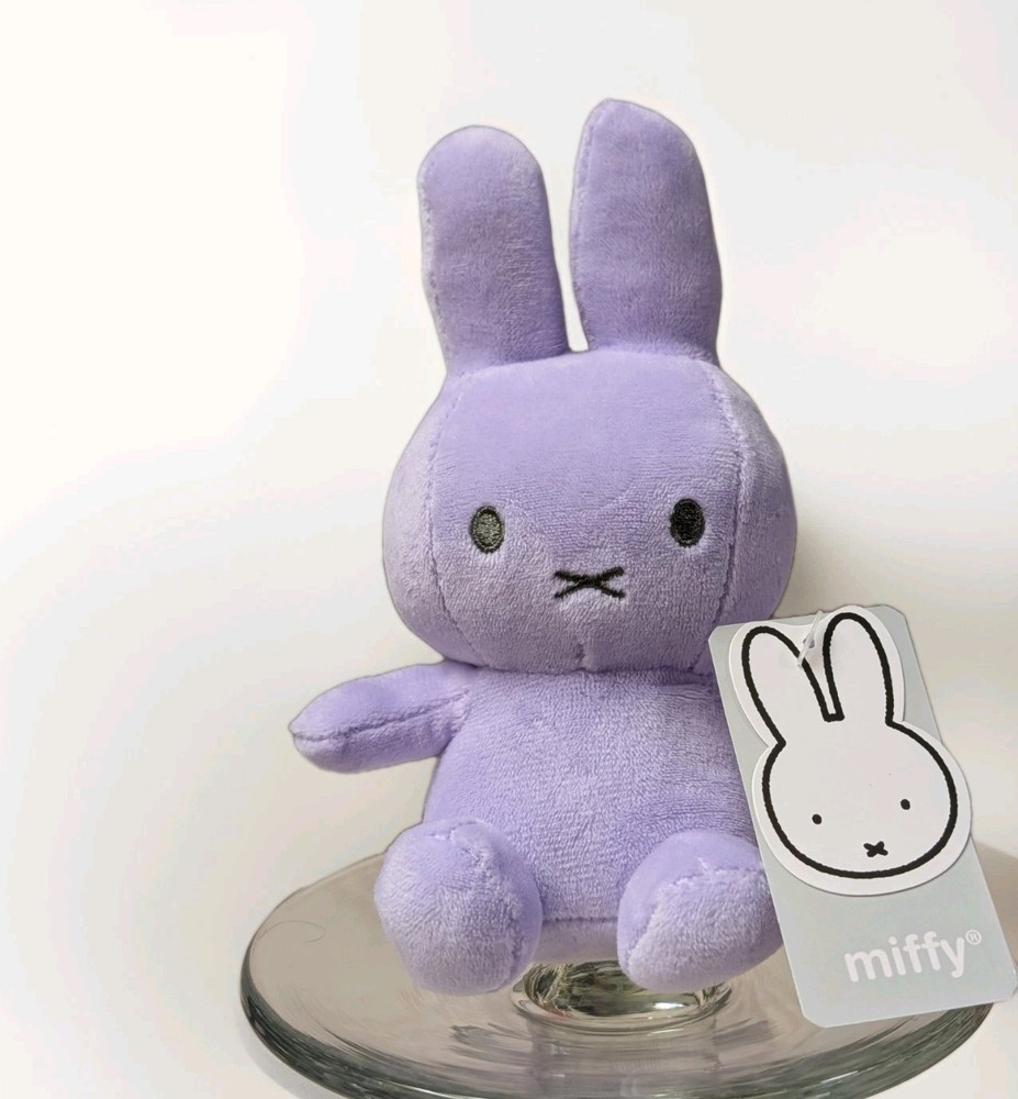 6 inches tall MIFFY Lilac plush stuffed toy NEW with tags