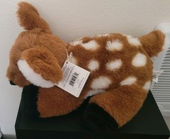 Bass Pro Shops Floppies Deer Plush, Stuffed Animal, Brown/White/Black, 2021 NWT