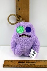 Fuggler Plush Clip-On Keyring Sasquoosh – Purple Funny Ugly Monster