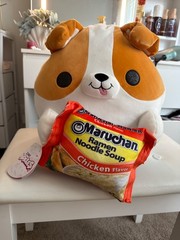 ZURU SNACKLES Series BENJI With Maruchan Ramen Super Squish CuddlyStuffed Plush
