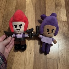 Brawl Stars Shelly & Colt Plush Doll Brawler Official 6″