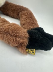 Wild Republic 1999 Hanging Monkey Hugger Black Brown Multi Color Plush