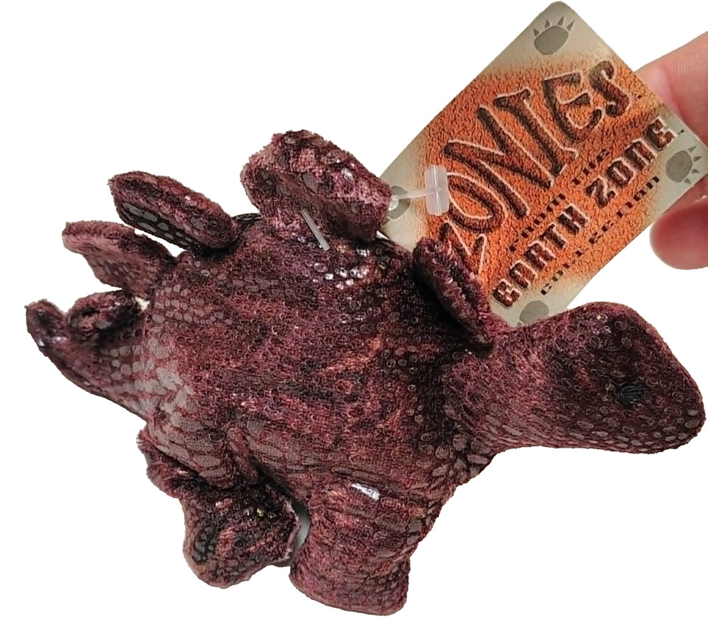 Stego Zonies Earth Zone Collection Dinosaur #1320 Plush Stuffed Animal 8″ Long