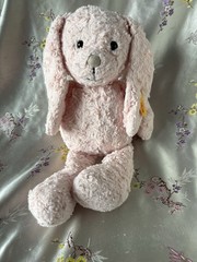 Steiff -Soft And Cuddly Friends Pink Bunny Plush Tilda Rabbit