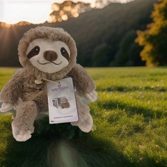 Warmies Brown Sloth – Plush Animal Microwavable NWT
