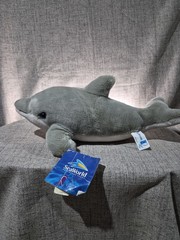 SeaWorld Dolphin Plush 15” Realistic Stuffed Ocean Animal