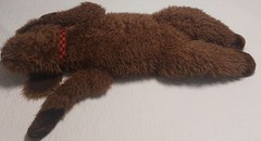 Chocolate Labrador Plush 44″ Body Pillow Plow & Hearth Cuddle Dog JUMBO SIZE