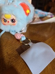 Baby Three Phone Lanyard Plush Blue Elephant New