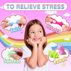150 Pack Mochi Squishy Toys Kawaii Squishies Stress Relief Small