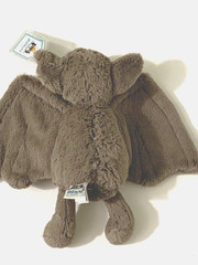 Jellycat Medium Bashful Bat Plush Gray – Retired – NWT