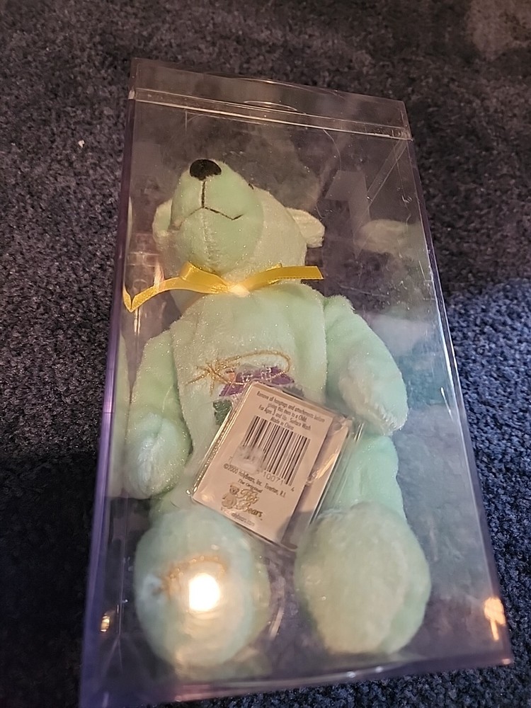 Holy Bears God Bless Our Home Plush Stuffed Beanie Bear Bible Tag Vintage