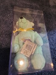 Holy Bears God Bless Our Home Plush Stuffed Beanie Bear Bible Tag Vintage