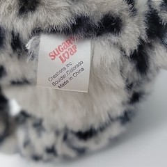 Vintage 1997 SUGAR LOAF Realistic Plush Snow Leopard 10″ Soft Stuffed Toy