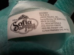 Walt Disney Sofia The First – Dragon Crackle Plush