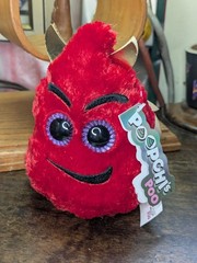 Poopchi’s Poo CREED the Lil Devil Squeezable Soft Plush Toy (Birthday 6/6) NWT
