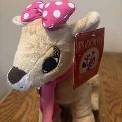 Dan Dee Clarice 12” Plush Rudolph The Red Nosed Reindeer 50 Years Stuffed Animal
