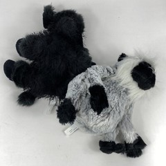 Webkinz Grey Langur HM226 NO CODE Ganz Grey Black And HM191 Black￼￼￼￼ Poodle￼