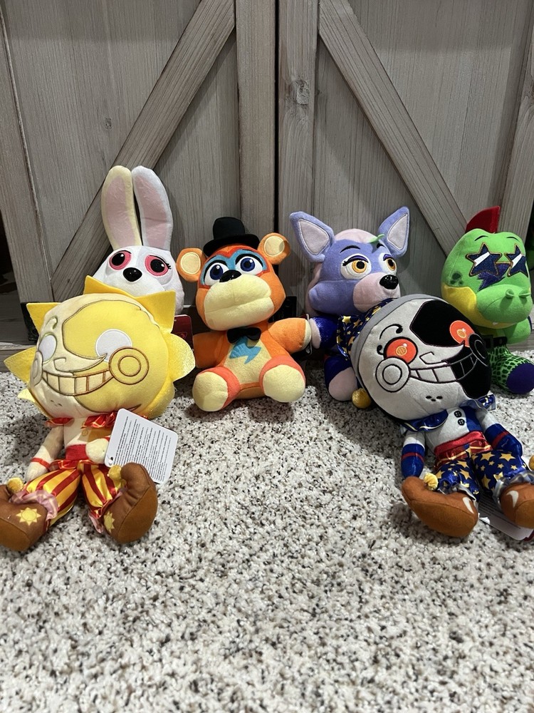 Funko Five Nights at Freddy’s Security Breach Plush Lot of 5 2022 FP78626