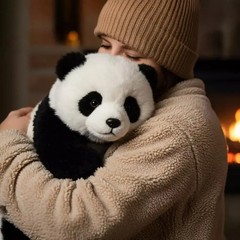 SOFT PANDA HUGMOTION EMOTIONAL SUPPORT PLUSH TOY MULTI-FUNCTIONAL HUGGING TOY