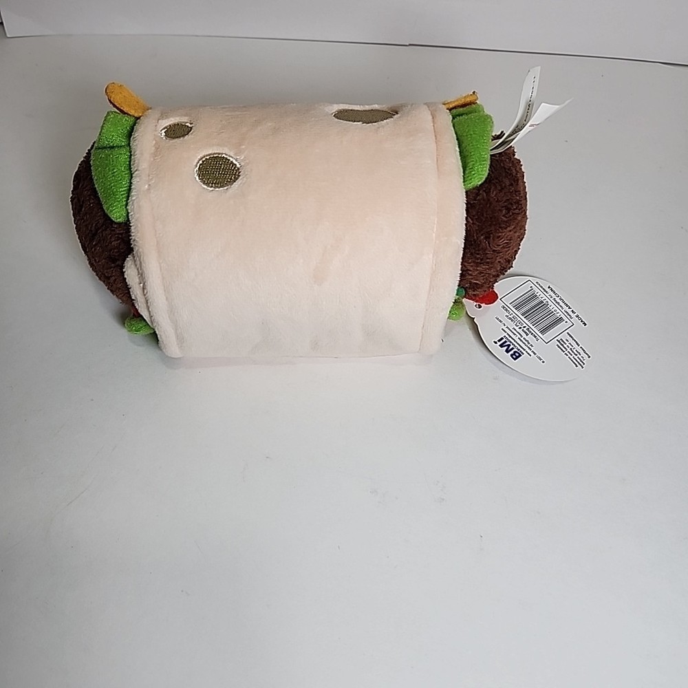 kawaii plush burrito taco Plush Toy by BMi MERCHANDISE 6″ – New