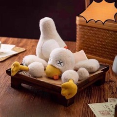 Explosive Fire Trembles Duck Doll Toys Can Split Creative Plush PP Cotton 30cm