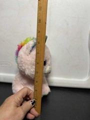lot 3 unicorn stuffie plush toys sz 7/8 robes the childrens place rainbow & pink