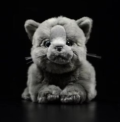 British Shorthair Cat 8 Inch Stuffed Animal Plush Toys Toddler Doll Kids Gifts