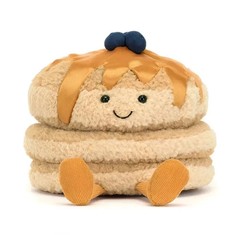 Jellycat Amuseables Fran Pancakes Soft Plush Stuffed Toy Gift With Dust Bag