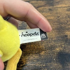 Mcdonalds Happy Meal Neopets 2004 Uni & 2005 Pawkeet Plush Lot Of 2