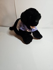 Build A Bear 15″ Black Labrador Retriever Dog Plush BABW Retired With Clothes