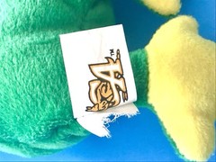 Green Frog Plush Talking Friends Croaker Vintage 1998 By C.A Australia 2.5”
