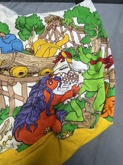 Puggles On Roller Coaster From The Lost Forests Australia Draw String Large Bag
