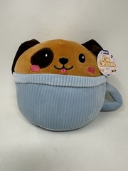 NEW, CUP CRITTERS DOG 8″ Plush BY PLOOFS With Tags