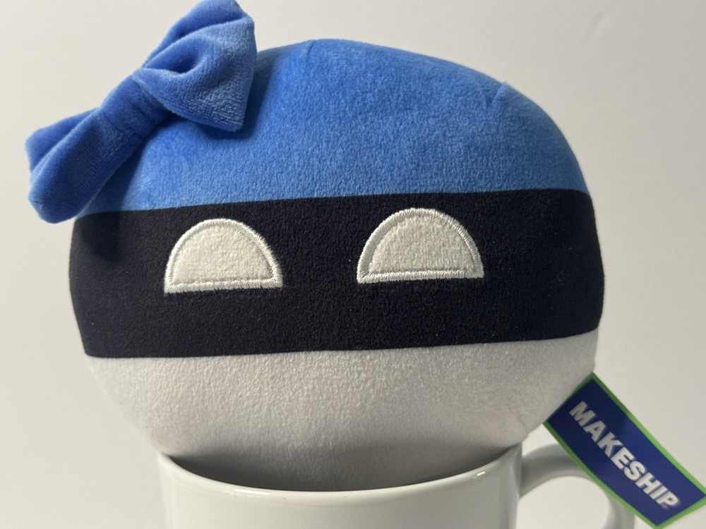 Estonia Ball Plush Makeship Youtube Indie Drew Durnil RARE Only 1304 RARE