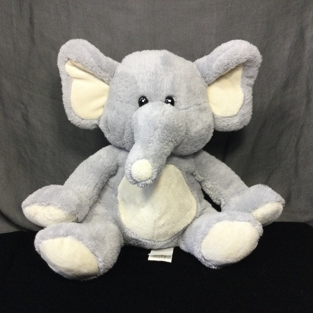 Floppy Elephant Plush Best Made Toy 9” Sitting Stuffed Animal Gray 2014