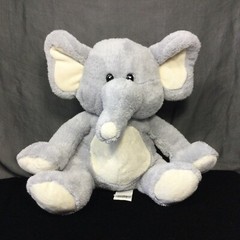 Floppy Elephant Plush Best Made Toy 9” Sitting Stuffed Animal Gray 2014