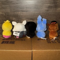 Complete Set Five Nights at Freddy’s Jazwares Mini Plush Glow FNaF Mangle Chase